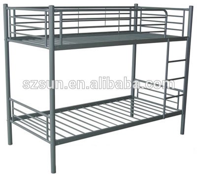 The cheapest refugee dormitory iron second hand bunk bed